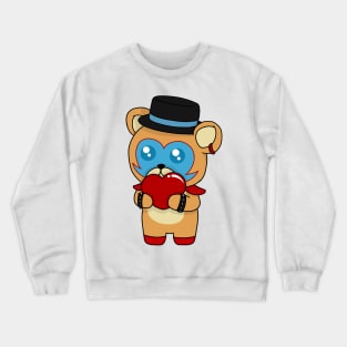 fnaf security breach freddy valentine chibi Crewneck Sweatshirt